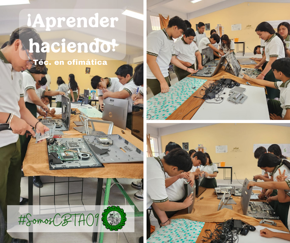 Estudiantes de Tec. en Ofimática en acción